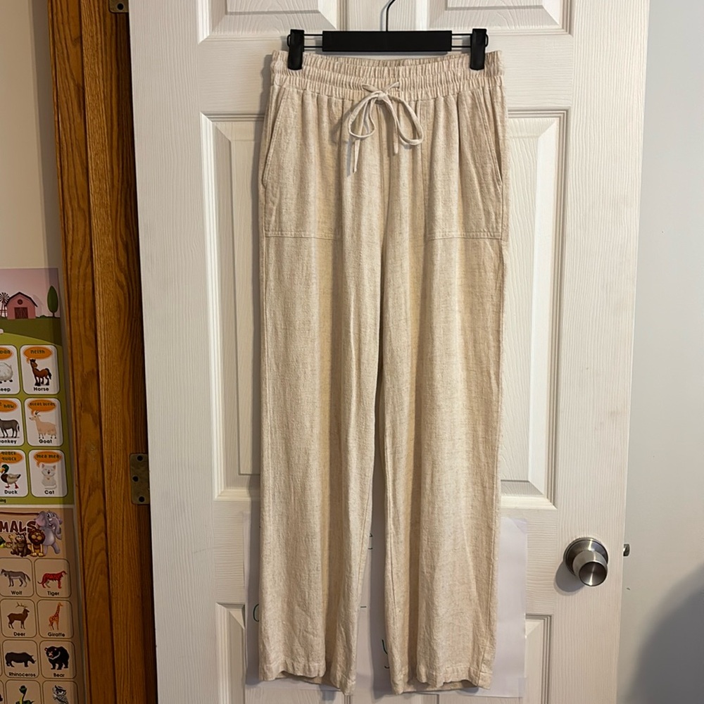 Mia & Tess Linen Blend Pants